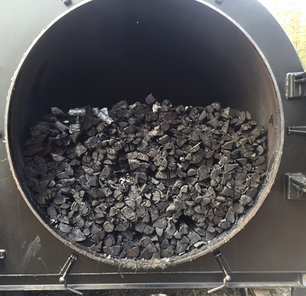 RTS 1600 Single barrel Charcoal Retort