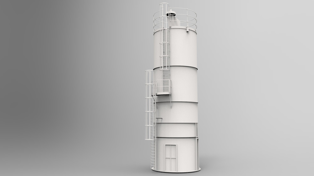 vertical silo