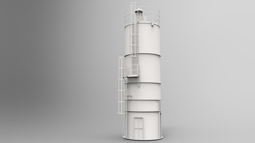 vertical silo