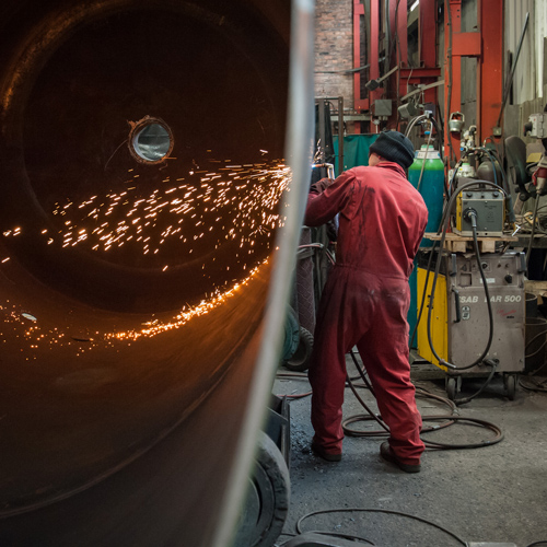 welder at work